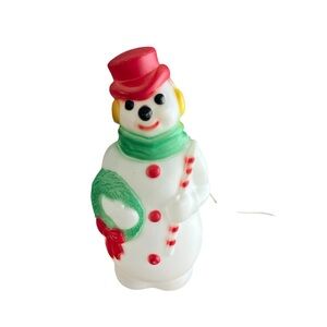 Vintage Empire USA 13" Blow Mold Snowman 1968